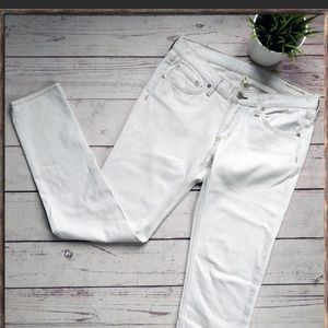 Rag and Bone “Skinny” Jeans in Bleach Light Wash